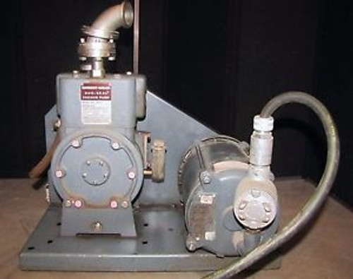 WELCH VACUUM PUMP  MODEL # 1405 1/2HP SINGLE PHASE MOTOR   (#1627)