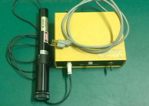 Uniphase 1107P Helium-Neon Laser w/ focal length & 1205-1 Power Supply (#747)