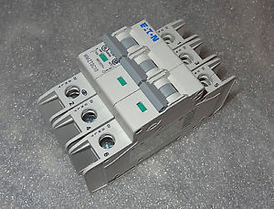 EATON # WMZT3C10?? CIRCUIT BREAKER 3P 10A C CURVE DIN RAIL MOUNT