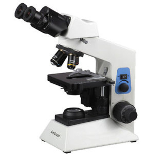 AmScope B580A 40X-1600X Professional Binocular Biological Research Microscope