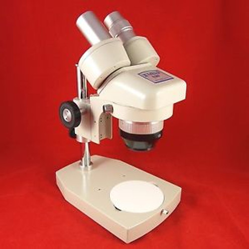 Attractive MEIJI EMF Stereo Microscope on Meiji Stand w Stage Plate w/o Oculars
