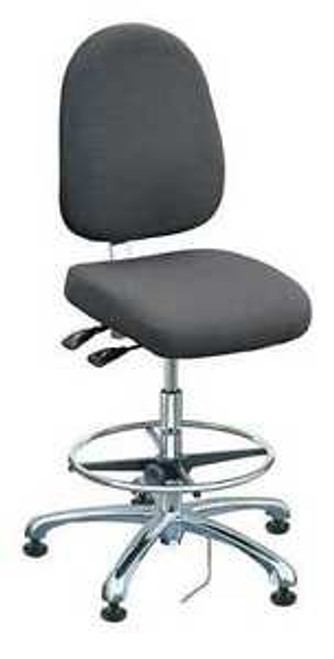 BEVCO 9551L-E GRAY FABRIC Ergonomic Chair, Fabric, Gray