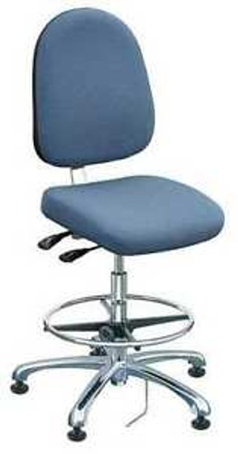 BEVCO 9551L-E SLATE FABRIC Ergonomic Chair, Fabric, Slate Blue