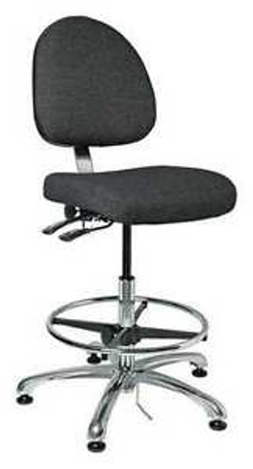 BEVCO 9551M-E GRAY FABRIC Ergonomic Chair, Fabric, Gray