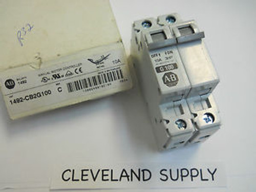 Allen Bradley 1492-Cb2G100 10Amp Circuit Breaker  New Condition In Box
