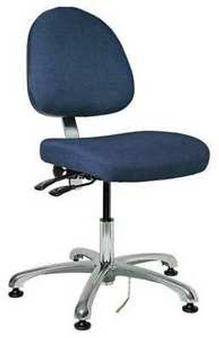 BEVCO 9051M-E-NY Ergonomic Chair, Fabric, Navy