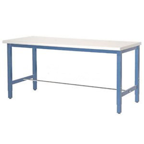 60W X 36D Lab Bench - Plastic Laminate Safety Edge - Blue