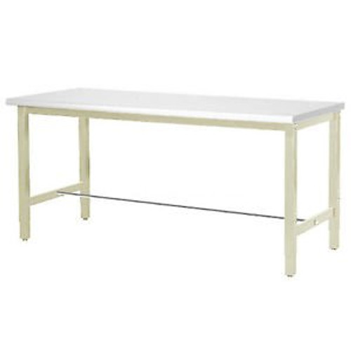 60W X 36D Lab Bench - Plastic Laminate Safety Edge - Tan