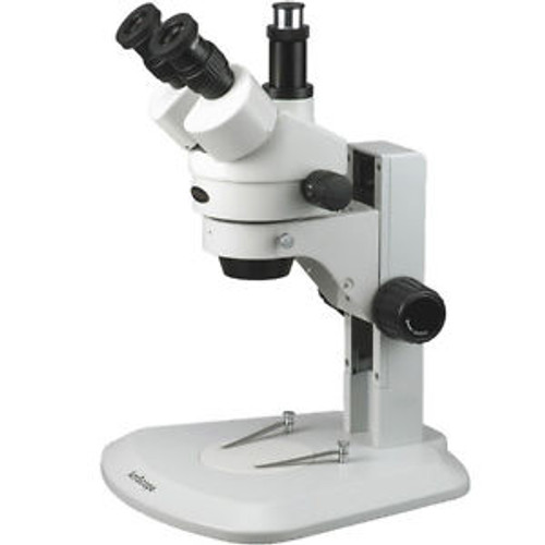 7X-45X Track Stand Super Widefield Stereo Zoom Trinocular Microscope