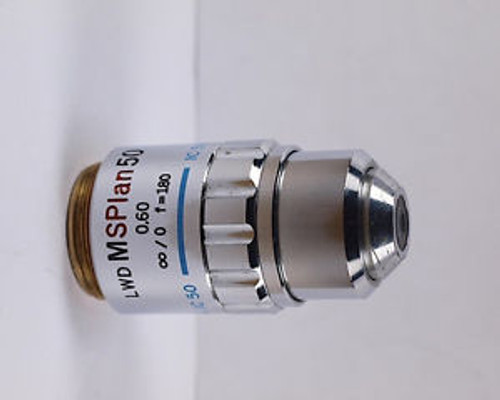 Olympus LWD MSPlan 50x Metallurgical Microscope Objective