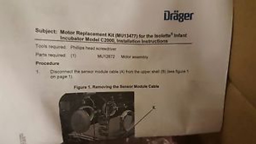 GENINE DRAGER MU13477 - REPLACEMENT MOTOR KIT  infant incubators