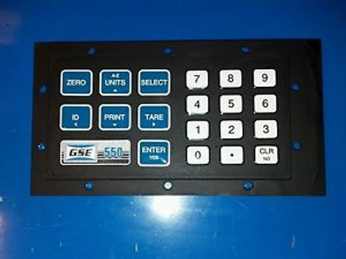 GSE Scale Systems  Model# 550  new keypad (A2-4)
