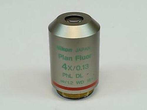 Nikon Plan Fluor 4X/0.13 PhL DL ?/1.2 WD 16.4 great condition