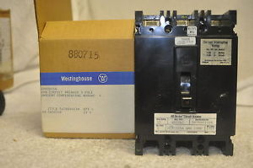 Westinghouse EHB3015A 3 Pole 480 VAC 15 Amp Circuit Breaker
