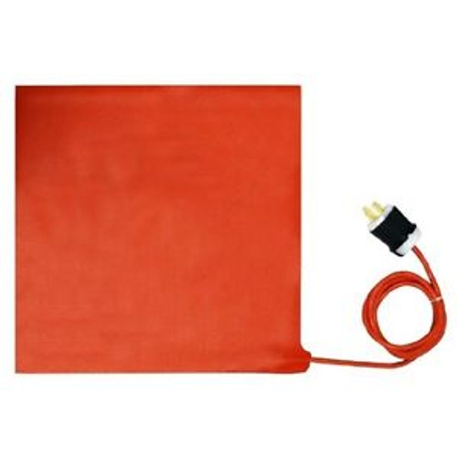 BriskHeat SRP24241 SRP Silicone Rubber Heating Blanket, 120V, W x L: 24 x 24-...