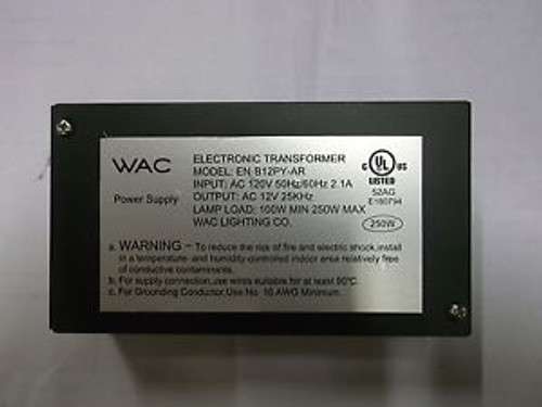 WAC Lighting ENB12PYAR 250 W Electronic Transformer