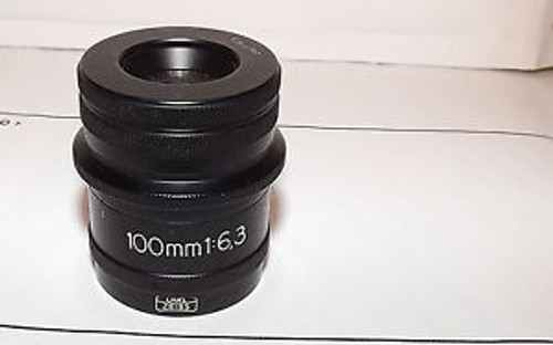 Zeiss  Luminar Zeiss 100mm 1:6,3  Microscope Objective / Camera Lens