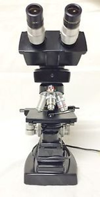 Bausch & Lomb DynOptic Binocular Microscope w/ Planachromat 40x/100x Objectives