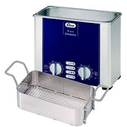 NEW  Elma S10H 1/4 Gal Ultrasonic Cleaner, Digital+Timer+Heat+Degassing+Basket