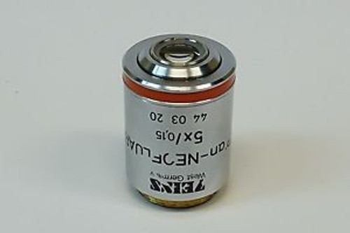 Zeiss Plan-NEOFLUAR 5X/0.15 ?/0.17 Microscope Objective, PN 440320