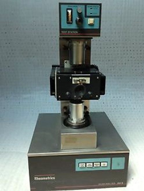 Rheometrics solids analyzer test station. Model RSA 2