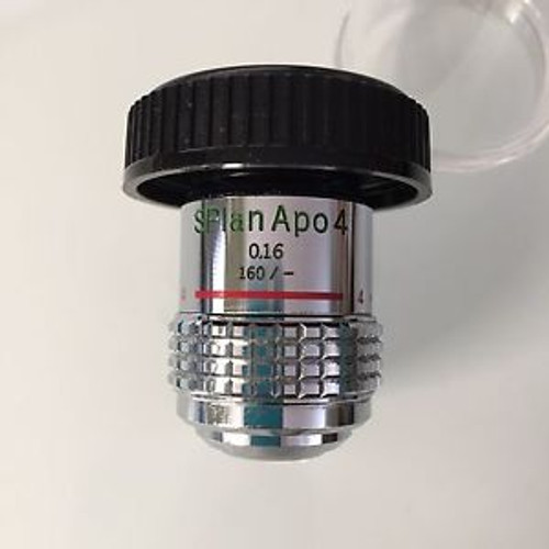 Olympus SPlan Apo 4X 0.16 160 / - Microscope Objective Bh2 Apo SPlanApo RMS