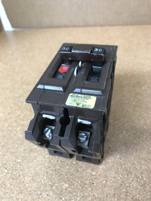 WADSWORTH 30 AMP BREAKER TYPE A 2-POLE NICE
