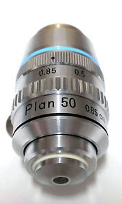 Nikon 50x Oil Plan Achromat Objective with Iris