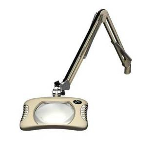 OC White 82300-4-W 7 x 5 1/4 Rectangular Green-Lite LED Magnifier