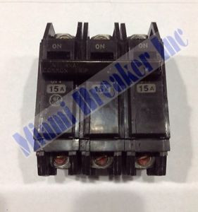 THQC32015WL GE Circuit Breaker 3 Pole 15 Amp 240V (New)