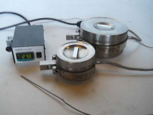 USED Temperature Controller J-Kem 150 and 2 Oil Baths, ChemGlass 1100