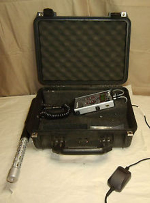 Quest AQ5000 / AQ5001 Pro Air Quality Monitor w. Case, PSU & Accessories. Works