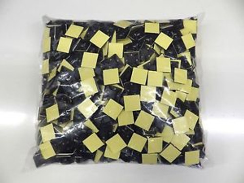 1 X 1 Cable Tie Mounts - Adhesive Backed - 3000 Pieces - Black