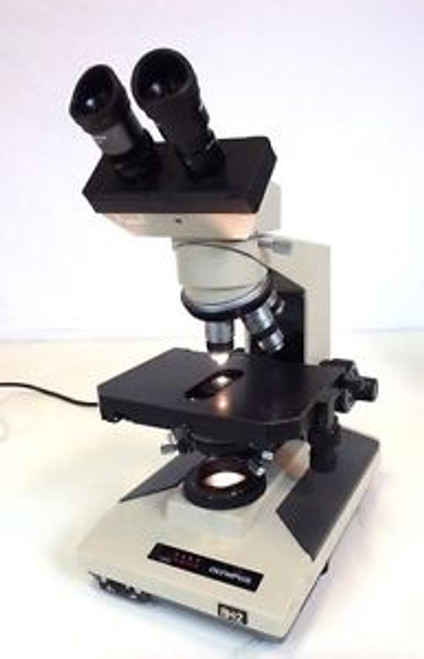 Olympus BH2 BHTU Laboratory Binocular Stereo Microscope w/ Objective & Eyepiece
