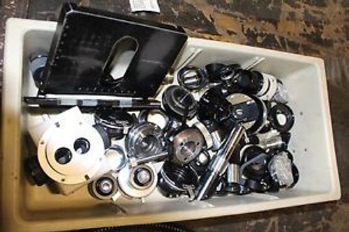 LOT OF MICROSCOPE PARTS ZEISS OLYMPUS BAUSCH & LOMB