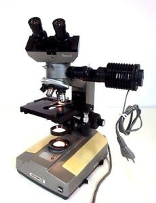 Olympus BH Binocular Microscope w/ Objective & Brightfield Vertical Illuminator