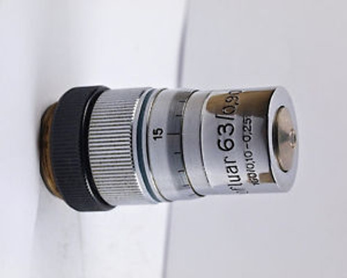 Zeiss NEOFLUAR 63x /.90 DRY 160 TL Collar Microscope Objective
