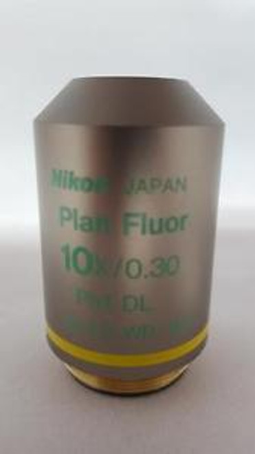 Nikon CFI Plan Fluor DL 10X /0.30 Ph1 WD 15.2 Infinity/1.2 Microscope Objective