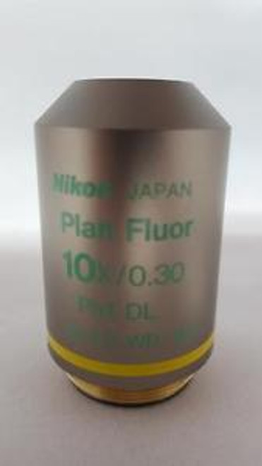 Nikon CFI Plan Fluor DL 10X /0.30 Ph1 WD 15.2 Infinity/1.2 Microscope Objective Nikon CFI Plan Fluor DL 10X /0.30 Ph1 WD 15.2 Infinity/1.2 Microscope Objective