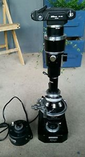 Nikon microscope w/camera