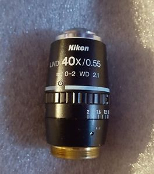 NIKON LWD 40x /0.55 WD 2.1 Microscope Objective