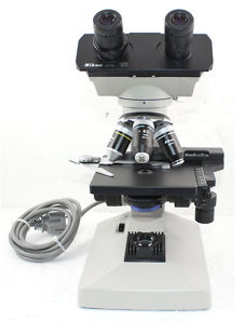 Nikon SE Binocular Microscope with Quadruple Turret