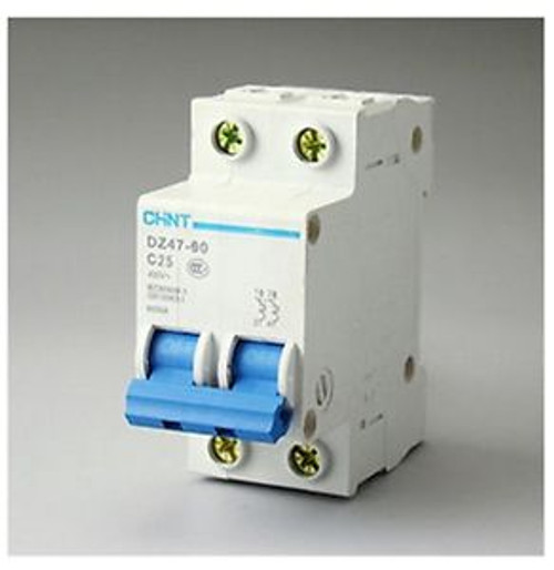 10P DZ47-60 C25 AC230/400V 2P 25A Rated Current 2 Pole Miniature Circuit Breaker