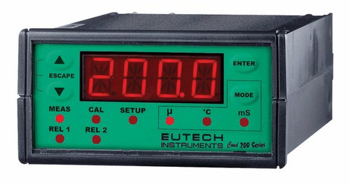 Oakton WD-19505-72 Eutech CON 200 Conductivity 1/8-DIN Controller