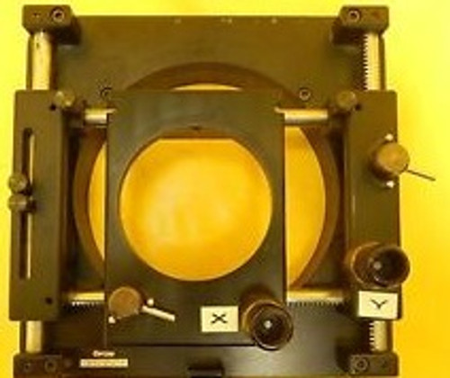 Optem 28-90-78 HV Video Microscope Stage Electroglas 4085X Horizon 200mm Used