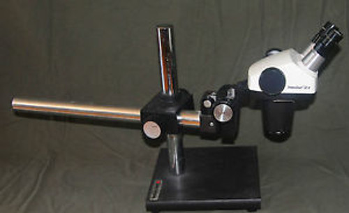 Leica Stereo Zoom SZ4 Microscope with Boom Stand 10X WF Eyepieces