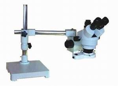Trinocular Microscope with Single Bar Boom Stand