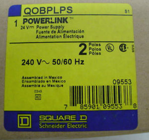 Square D Model QOBPLPS Powerlink 24V Power Supply Newin Boxes