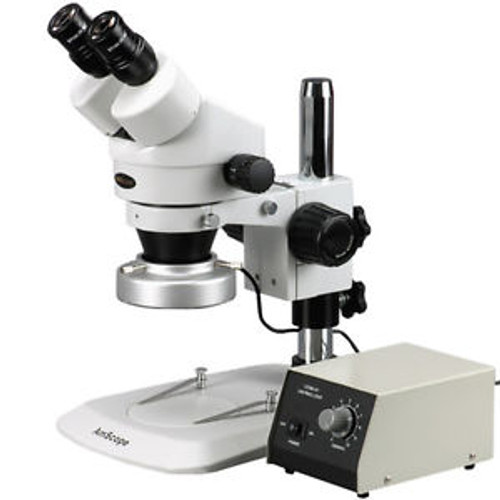 3.5X-90X Stereo Zoom Microscope with 80-LED Aluminum Ring Light
