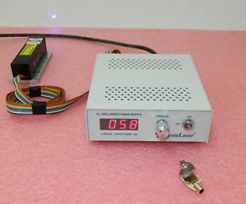 CRYSTALASER CL-2005 LASER POWER SUPPLY + BCL-300-405 LASER